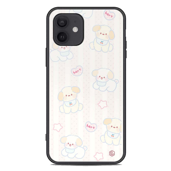 Cute Chic Series Soft Phone Case - Premium Glass Case - Design 5 - iPhone 12 Mini