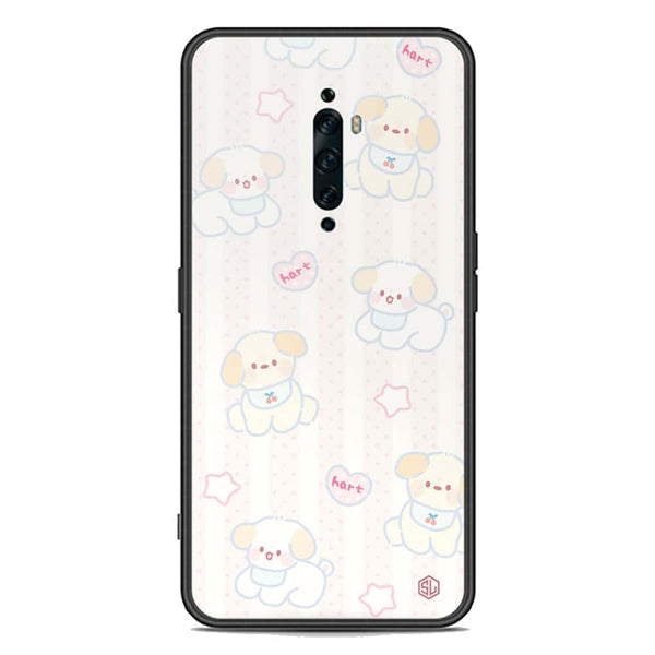 Cute Chic Series Soft Phone Case - Premium Glass Case - Design 5 - Oppo Reno 2F