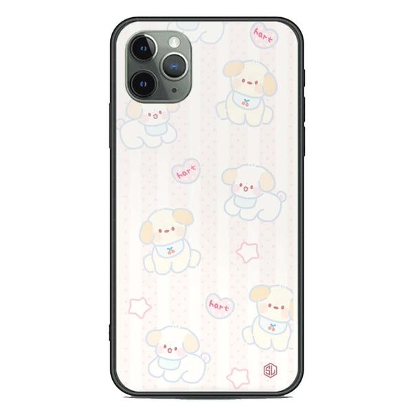 Cute Chic Series Soft Phone Case - Premium Glass Case - Design 5 - iPhone 11 Pro Max