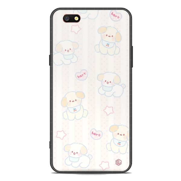 Cute Chic Series Soft Phone Case - Premium Glass Case - Design 5 - Oppo F3