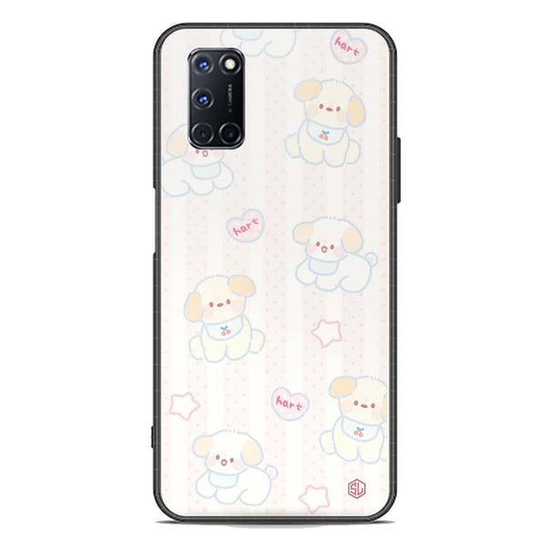 Cute Chic Series Soft Phone Case - Premium Glass Case - Design 5 - Oppo A92