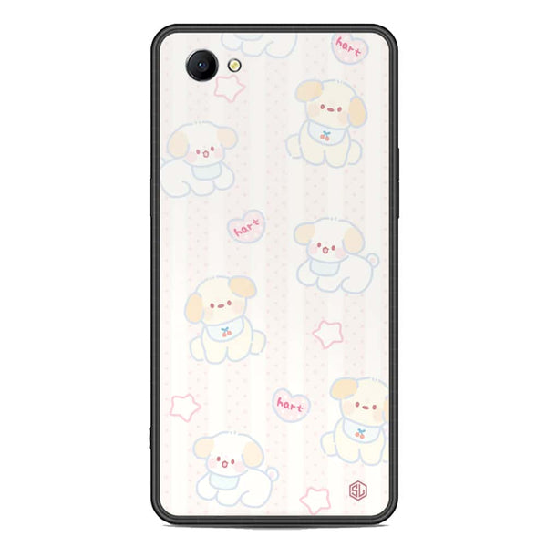 Cute Chic Series Soft Phone Case - Premium Glass Case - Design 5 - Oppo A83