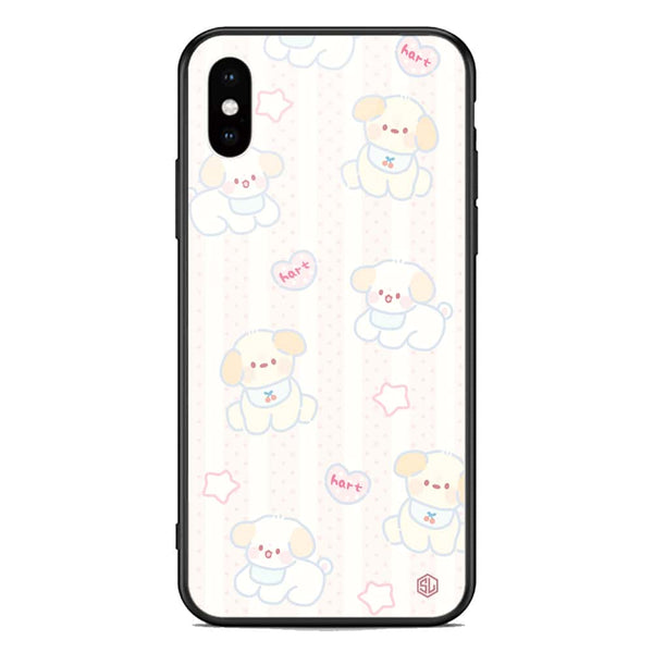 Cute Chic Series Soft Phone Case - Premium Glass Case - Design 5 - iPhone XS Max