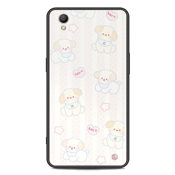 Cute Chic Series Soft Phone Case - Premium Glass Case - Design 5 - Oppo A37