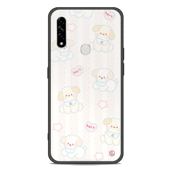 Cute Chic Series Soft Phone Case - Premium Glass Case - Design 5 - Oppo A31