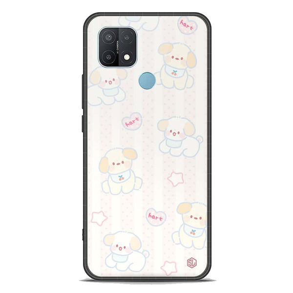 Cute Chic Series Soft Phone Case - Premium Glass Case - Design 5 - Oppo A15s