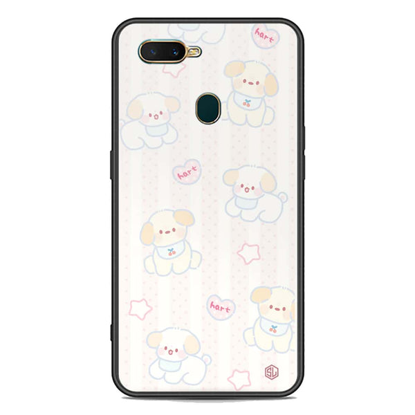 Cute Chic Series Soft Phone Case - Premium Glass Case - Design 5 - Oppo A12s