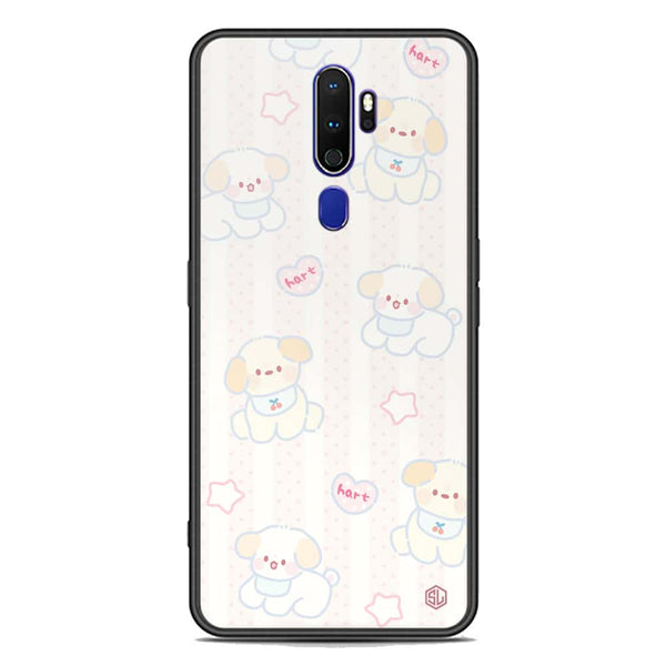 Cute Chic Series Soft Phone Case - Premium Glass Case - Design 5 - Oppo A9 2020