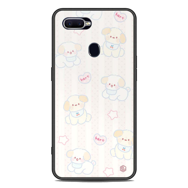 Cute Chic Series Soft Phone Case - Premium Glass Case - Design 5 - Oppo A7x