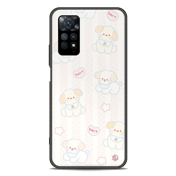 Cute Chic Series Soft Phone Case - Premium Glass Case - Design 5 - Xiaomi Redmi Note 11E Pro