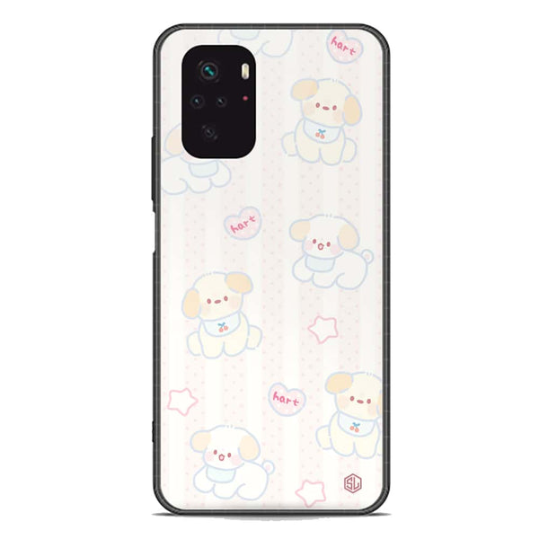 Cute Chic Series Soft Phone Case - Premium Glass Case - Design 5 - Xiaomi Redmi Note 10S