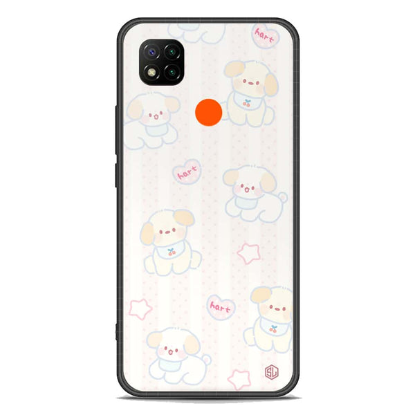 Cute Chic Series Soft Phone Case - Premium Glass Case - Design 5 - Xiaomi Redmi 9C