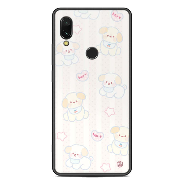 Cute Chic Series Soft Phone Case - Premium Glass Case - Design 5 - Xiaomi Redmi 7