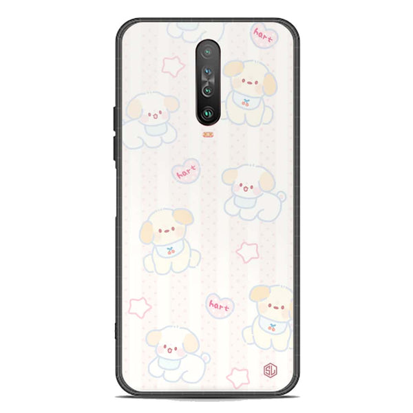 Cute Chic Series Soft Phone Case - Premium Glass Case - Design 5 - Xiaomi Poco X2