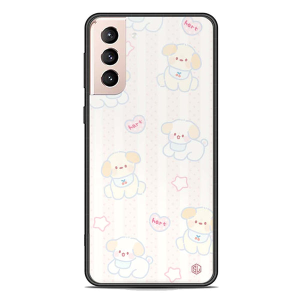 Cute Chic Series Soft Phone Case - Premium Glass Case - Design 5 - Samsung Galaxy S21 Plus 5G