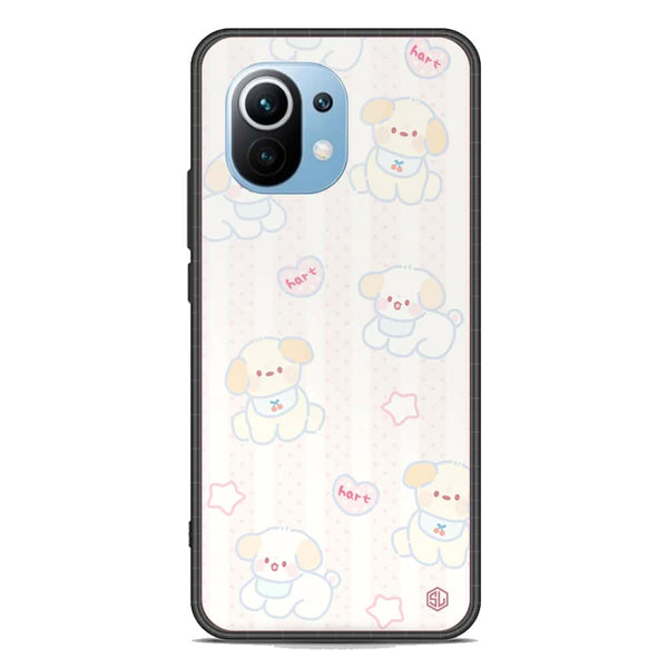 Cute Chic Series Soft Phone Case - Premium Glass Case - Design 5 - Xiaomi Mi 11