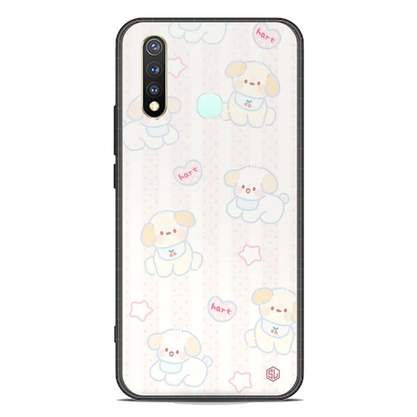 Cute Chic Series Soft Phone Case - Premium Glass Case - Design 5 - Vivo Y19