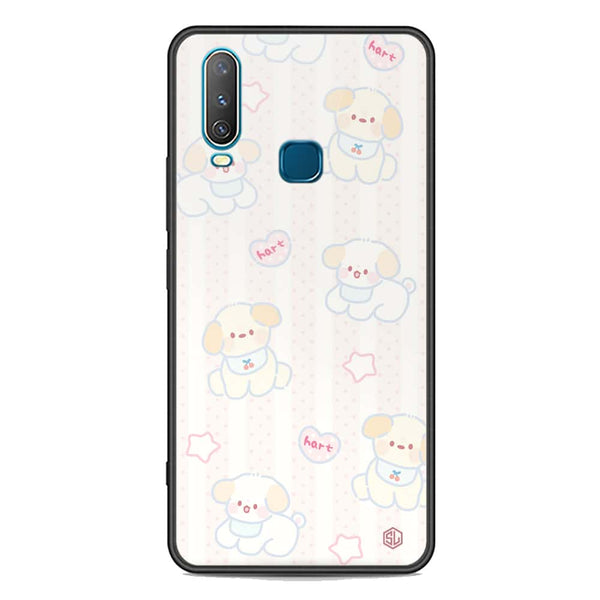 Cute Chic Series Soft Phone Case - Premium Glass Case - Design 5 - Vivo Y12