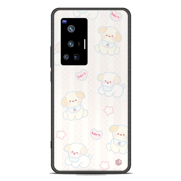 Cute Chic Series Soft Phone Case - Premium Glass Case - Design 5 - Vivo X70 Pro