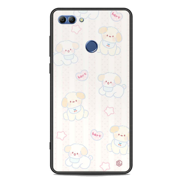 Cute Chic Series Soft Phone Case - Premium Glass Case - Design 5 - Huawei Y9 2018