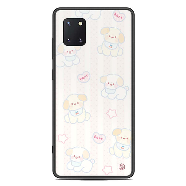 Cute Chic Series Soft Phone Case - Premium Glass Case - Design 5 - Samsung Galaxy Note 10 Lite