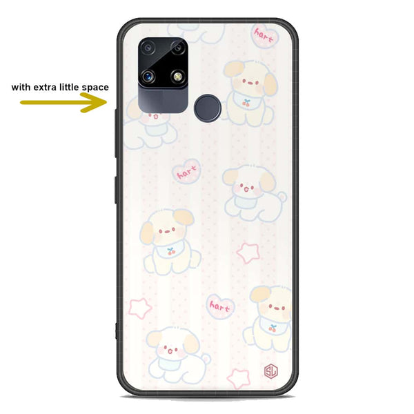 Cute Chic Series Soft Phone Case - Premium Glass Case - Design 5 - Realme C12