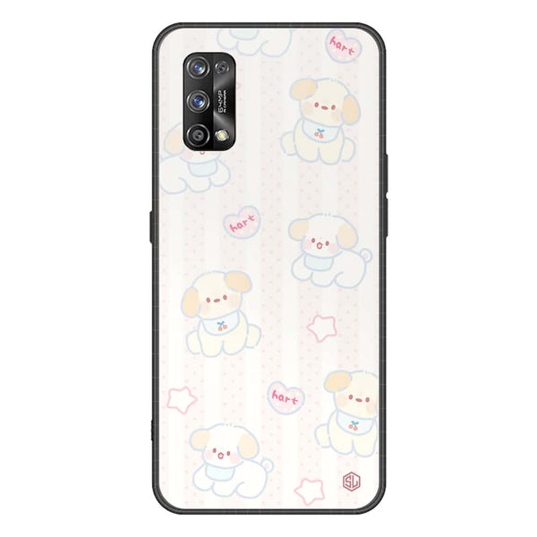 Cute Chic Series Soft Phone Case - Premium Glass Case - Design 5 - Realme 7 Pro