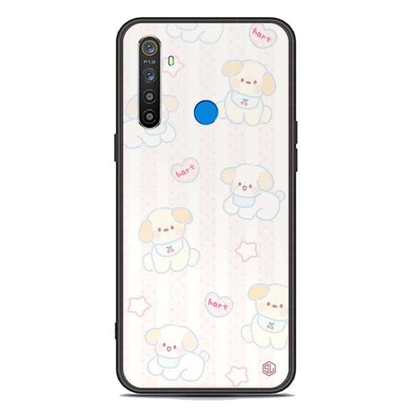 Cute Chic Series Soft Phone Case - Premium Glass Case - Design 5 - Realme 6i