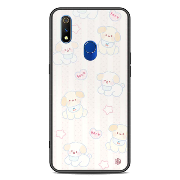 Cute Chic Series Soft Phone Case - Premium Glass Case - Design 5 - Realme 3 Pro