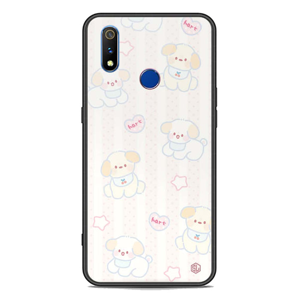 Cute Chic Series Soft Phone Case - Premium Glass Case - Design 5 - Realme 3