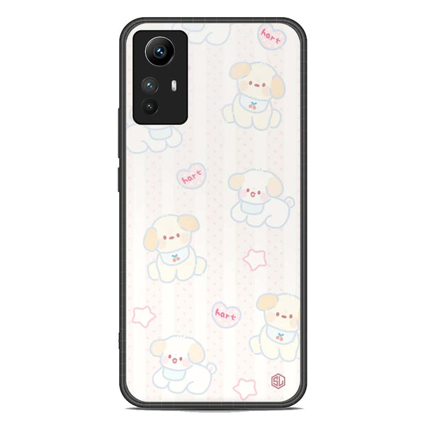 Cute Chic Series Soft Phone Case - Premium Glass Case - Design 5 - Xiaomi Redmi Note 12S