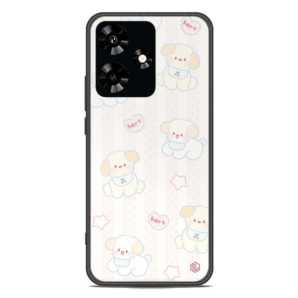 Cute Chic Series Soft Phone Case - Premium Glass Case - Design 5 - Infinix Hot 30