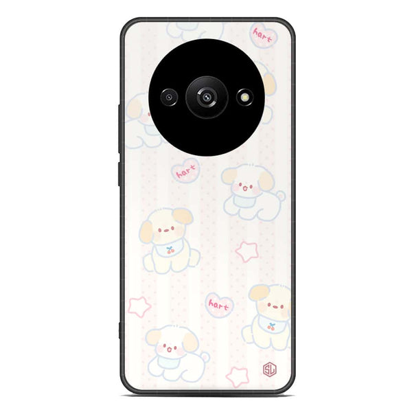 Cute Chic Series Soft Phone Case - Premium Glass Case - Design 5 - Xiaomi Redmi A3