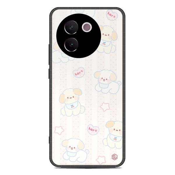 Cute Chic Series Soft Phone Case - Premium Glass Case - Design 5 - Vivo V30e