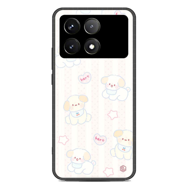 Cute Chic Series Soft Phone Case - Premium Glass Case - Design 5 - Xiaomi Poco X6 Pro