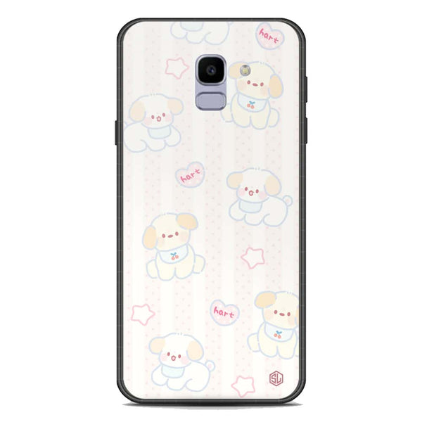 Cute Chic Series Soft Phone Case - Premium Glass Case - Design 5 - Samsung Galaxy J6 2018