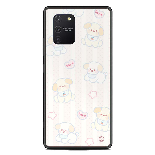 Cute Chic Series Soft Phone Case - Premium Glass Case - Design 5 - Samsung Galaxy A91