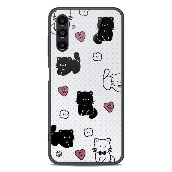 Cute Chic Series Soft Phone Case - Premium Glass Case - Design 6 - Samsung Galaxy A04s