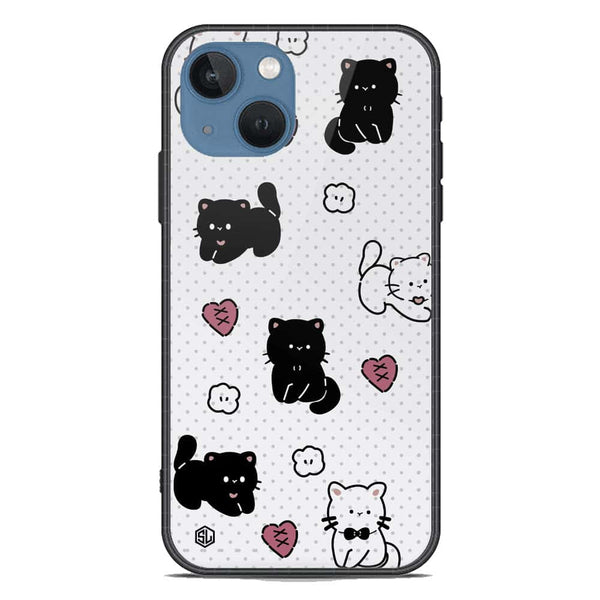 Cute Chic Series Soft Phone Case - Premium Glass Case - Design 6 - iPhone 13