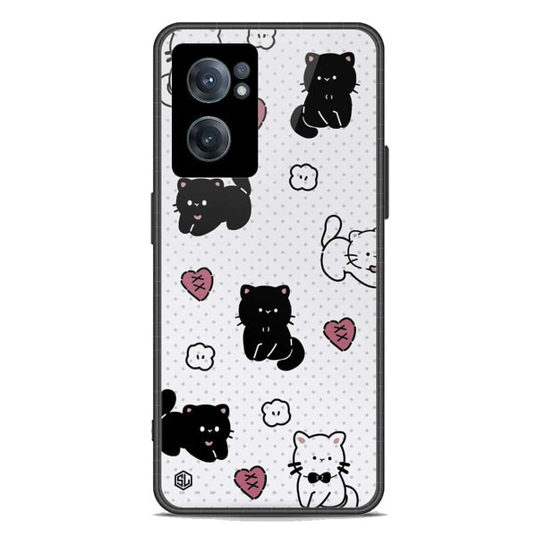 Cute Chic Series Soft Phone Case - Premium Glass Case - Design 6 - OnePlus Nord CE 2 5G