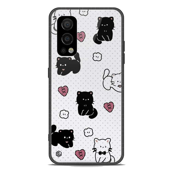 Cute Chic Series Soft Phone Case - Premium Glass Case - Design 6 - OnePlus Nord 2