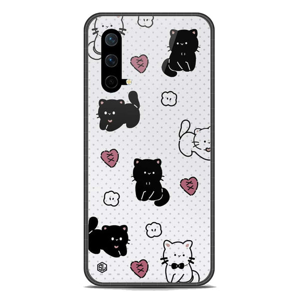 Cute Chic Series Soft Phone Case - Premium Glass Case - Design 6 - OnePlus Nord CE 5G