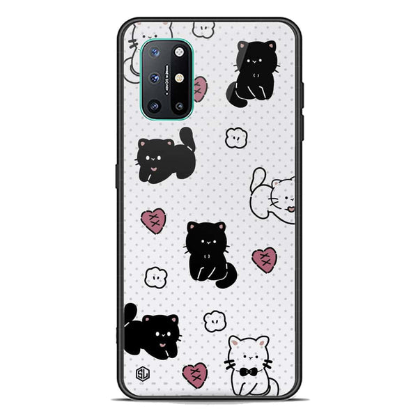 Cute Chic Series Soft Phone Case - Premium Glass Case - Design 6 - OnePlus 8T