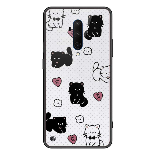 Cute Chic Series Soft Phone Case - Premium Glass Case - Design 6 - OnePlus 7T Pro