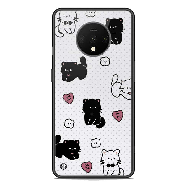 Cute Chic Series Soft Phone Case - Premium Glass Case - Design 6 - OnePlus 7T