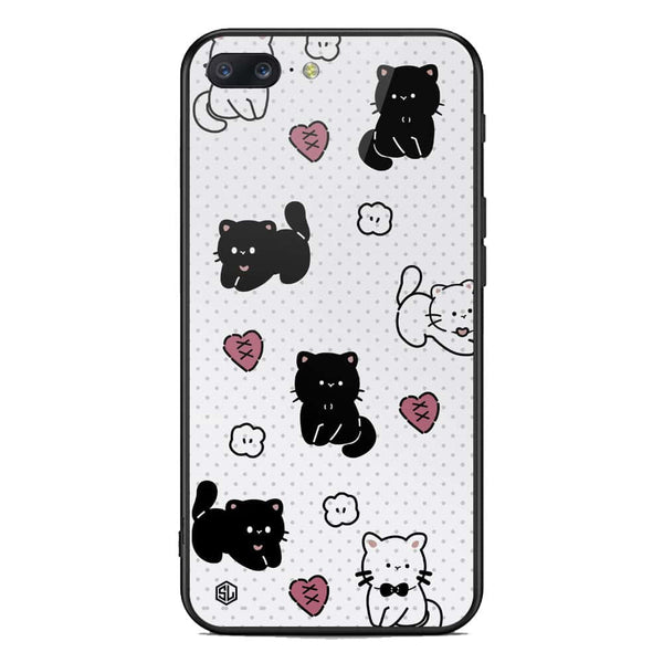 Cute Chic Series Soft Phone Case - Premium Glass Case - Design 6 - OnePlus 5