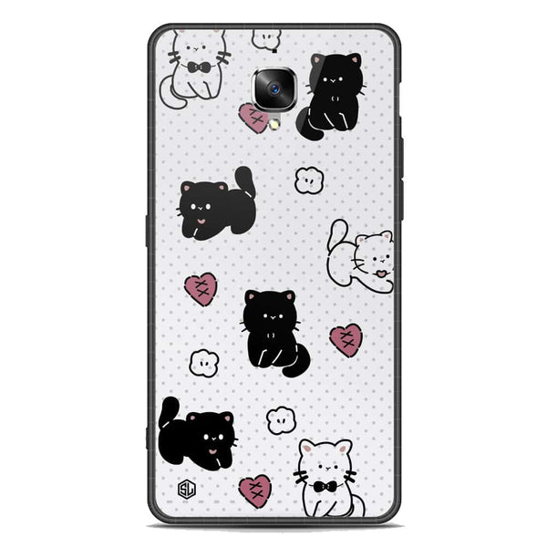 Cute Chic Series Soft Phone Case - Premium Glass Case - Design 6 - OnePlus 3T