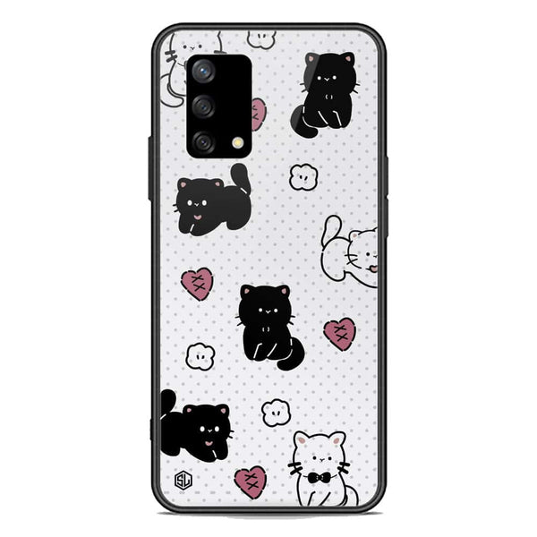 Cute Chic Series Soft Phone Case - Premium Glass Case - Design 6 - Oppo Reno 6 Lite