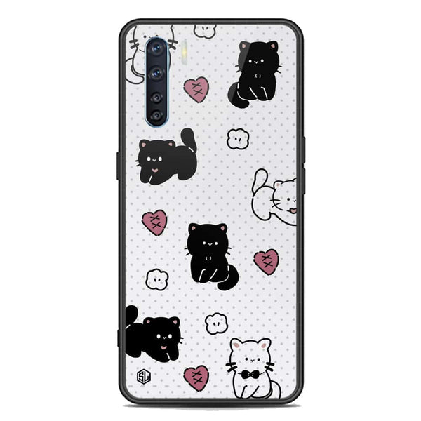 Cute Chic Series Soft Phone Case - Premium Glass Case - Design 6 - Oppo Reno 3 5G