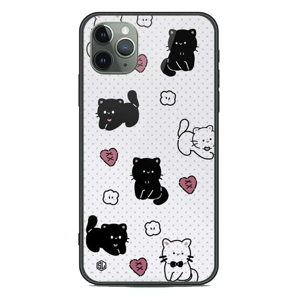 Cute Chic Series Soft Phone Case - Premium Glass Case - Design 6 - iPhone 11 Pro Max